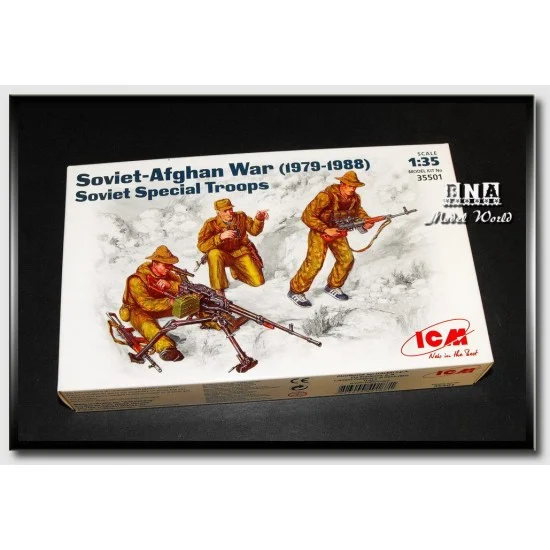 ICM 35501 1/35 Soviet Special Troops [1979-1988] - Soviet-Afghan War