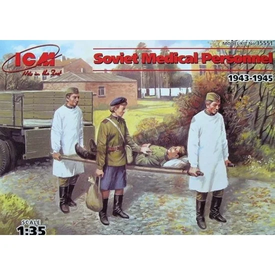 ICM 35551 1/35 WWII Soviet Medical Personnel 1943-1945 (4 Figures)