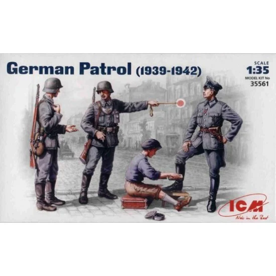 ICM 35561 1/35 WWII German Patrol 1939-1942 (4 Figures)