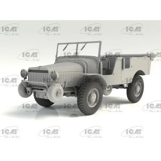 ICM 35570 1/35 WWII French Artillery Towing Vehicle Laffly V15T - Military Vehicles & Tanks