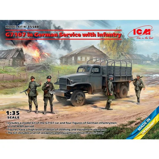 ICM 35588 1/35 G7107 in German Service with Infantry - Military Vehicles & Tanks