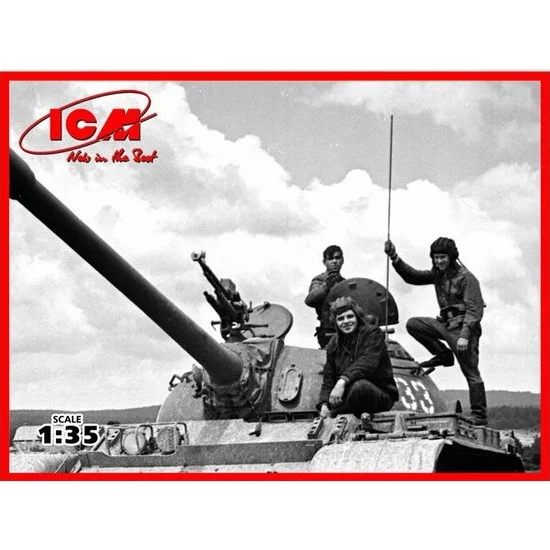 ICM 35601 1/35 Soviet Tank Crew 1979-1988 (3 Figures)