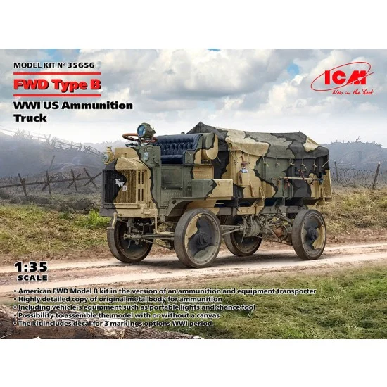 ICM 35656 1/35 FWD Type B - WWI US Ammunition Truck