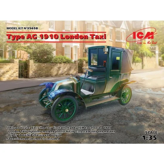 ICM 35658 1/35 London Taxi Type AG 1910 - Model Cars