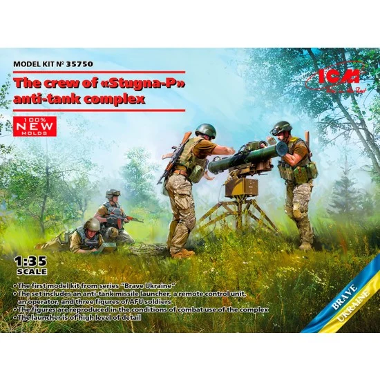 ICM 35750 1/35 ATGM 'Stugna-P' with Ukrainian Crew