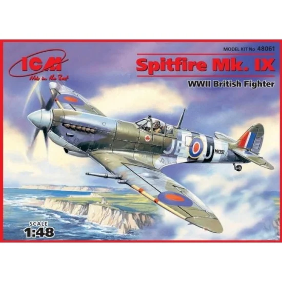 ICM 48061 1/48 WWII British Fighter Supermarine Spitfire Mk.IX - Model Planes