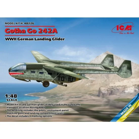 ICM 48226 1/48 Gotha Go 242A Transport Glider - Model Planes