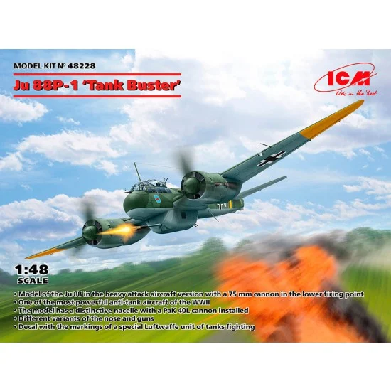 ICM 48228 1/48 Junkers Ju 88P-1 'Tank Buster'