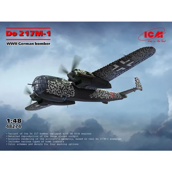 ICM 48274 1/48 WWII German Do 217M-1 Bomber