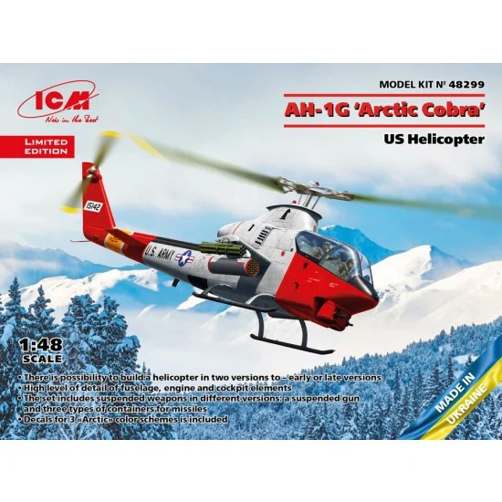 ICM 48299 1/48 US Helicopter AH-1G Arctic Cobra