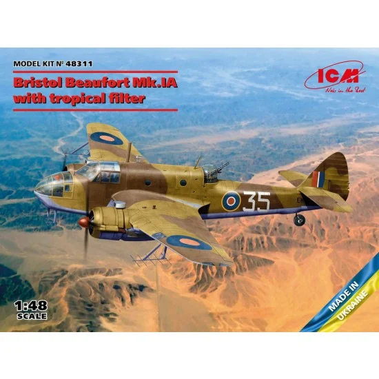 ICM 48311 1/48 Bristol Beaufort Mk.IA with Tropical Filter - Model Planes