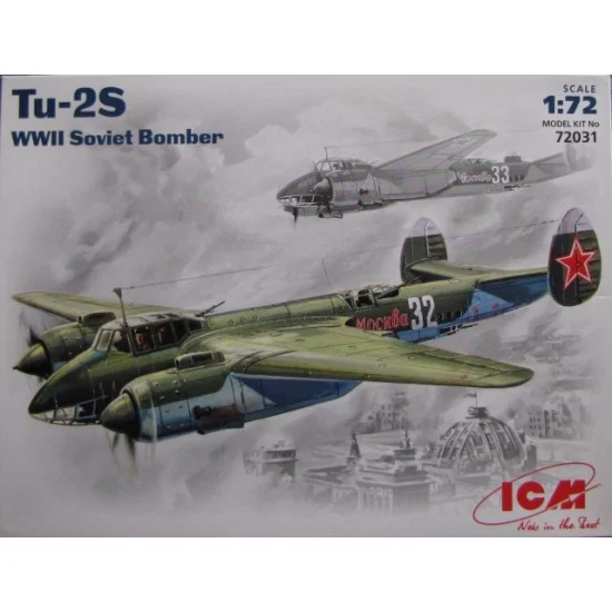 ICM 72031 1/72 WWII Soviet Bomber Tupolev Tu-2S