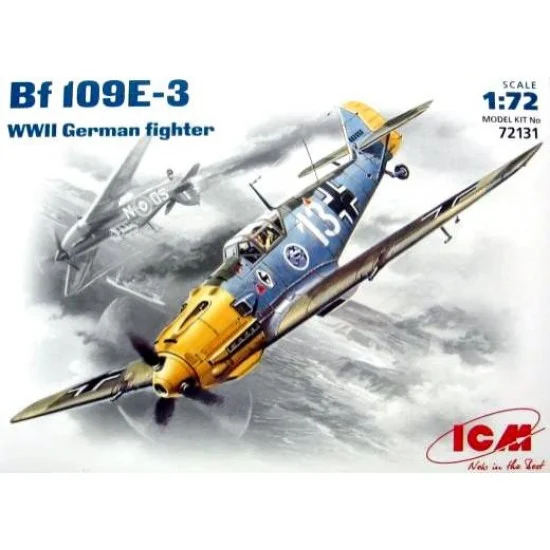 ICM 72131 1/72 WWII German Fighter Messerschmitt Bf 109E-3