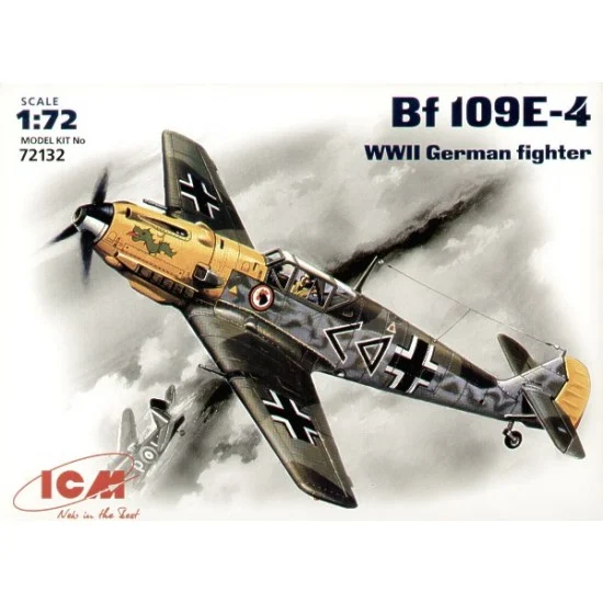 ICM 72132 1/72 WWII German Fighter Messerschmitt Bf 109E-4