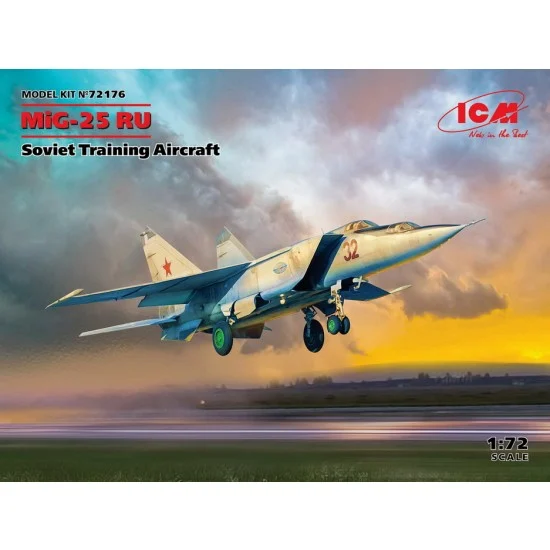 ICM 72176 1/72 Soviet Training Aircraft Mikoyan-Gurevich MiG-25 RU