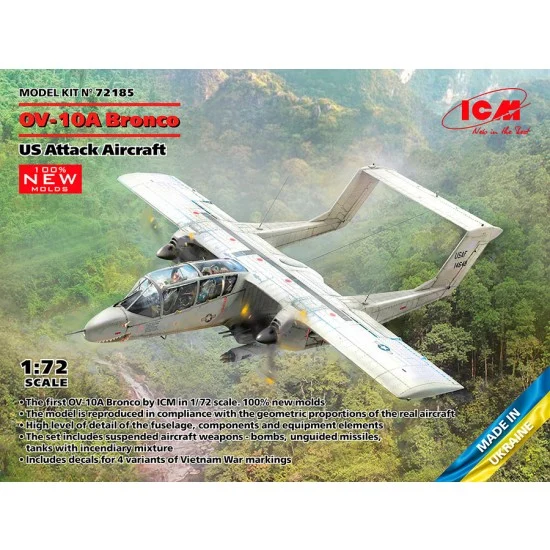 ICM 72185 1/72 US Attack Aircraft OV-10A Bronco