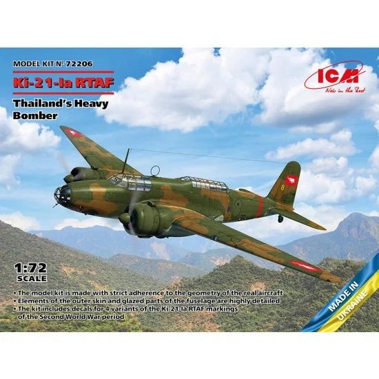 ICM 72206 1/72 Ki-21-Ia RTAF Thailand's Heavy Bomber