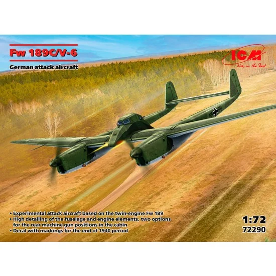 ICM 72290 1/72 German Fw 189C/V-6 Attack Aircraft, Rechlin, Autumn 1940