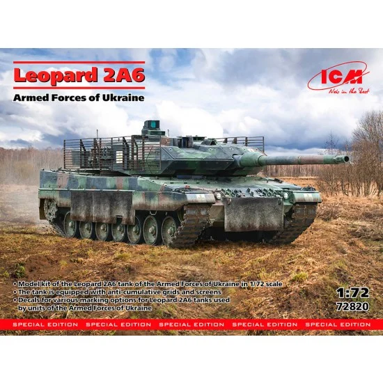 ICM 72820 1/72 Leopard 2A6 - Armed Forces of Ukraine