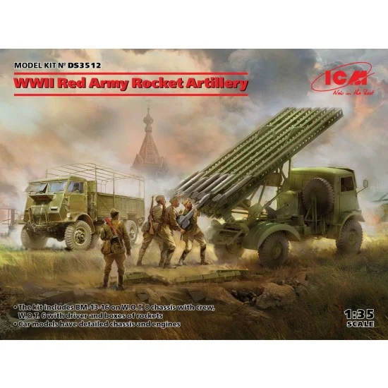 ICM DS3512 1/35 WWII Red Army Rocket Artillery - Military Vehicles & Tanks
