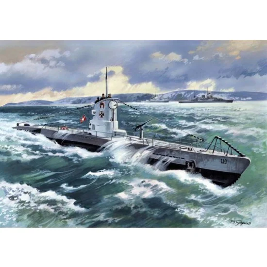 ICM S009 1/144 WWII German Submarine U-Boat Type IIB (1939)
