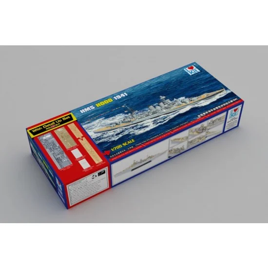 I Love Kit 65703 1/700 HMS HOOD 1941 w/Detail Set [Top Grade] - Model Ships & Boats