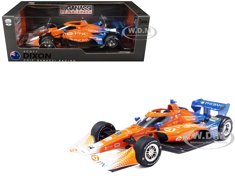 Dallara IndyCar #9 Scott Dixon "PNC Bank" Chip Ganassi Racing (Road Course Configuration) "NTT IndyCar Series" (2026) 1/18 Diecast Model Car by IXO Models - Indy Car Models