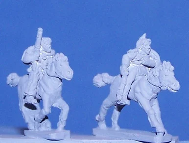 PIG150030 - MOUNTED INDIANS W. MUSKETS