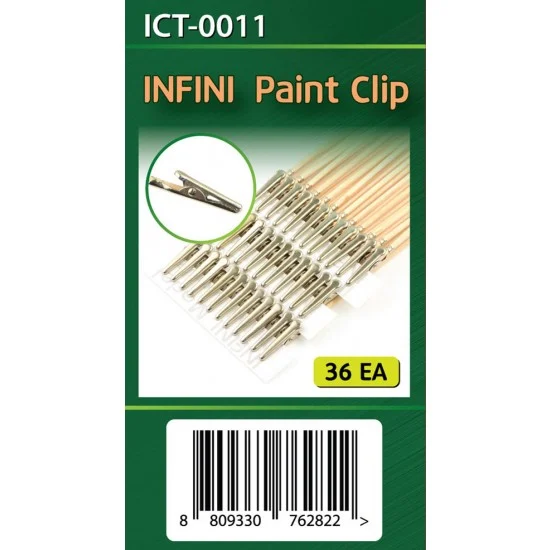 Infini Model ICT0011 Paint Clip (36pcs) - Hobby Tools & Supplies