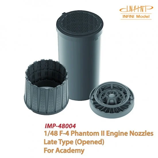 Infini Model IMP48004 1/48 F-4 Phantom II Engine Nozzles Late Type (Opened) for Academy kits
