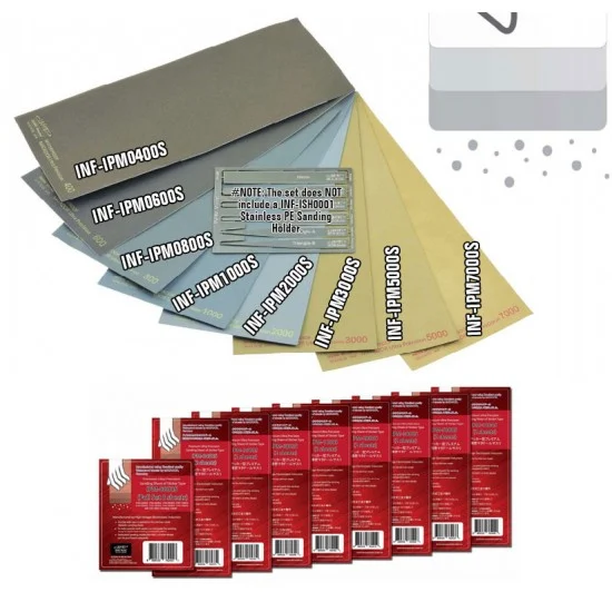 Infini Model IPM3000S Sanding Sheet of Sticker Type #3000 (2pcs) - Hobby Tools & Supplies