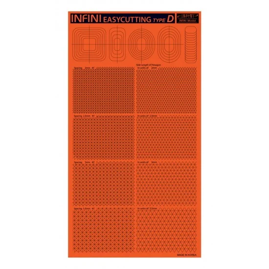 Infini Model IT3004V1 Easycutting Matte Type D - Hobby Tools & Supplies
