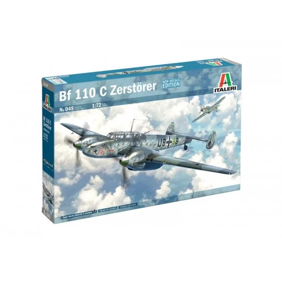 Italeri 49 1/72 Messerschmitt BF-110 C-3/C-4 Fighter-bomber
