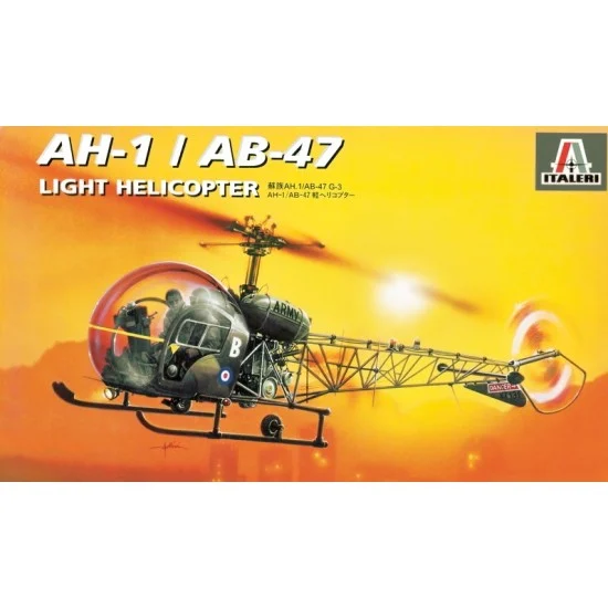 Italeri 95 1/72 Bell AH.1 / AB-47 Light Helicopter