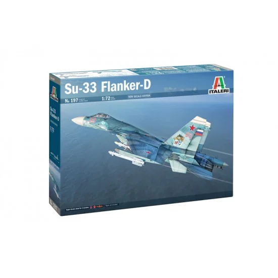 Italeri 197 1/72 Sukhoi SU-33D Flanker-D Fighter