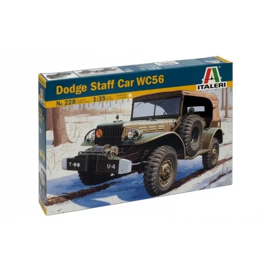 Italeri 228 1/35 Dodge Staff Car WC56 - Military Vehicles & Tanks