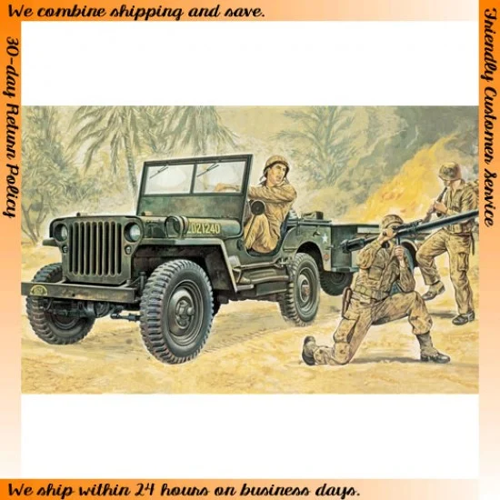 Italeri 314 1/35 WWII US Willys MB Jeep - Military Vehicles & Tanks