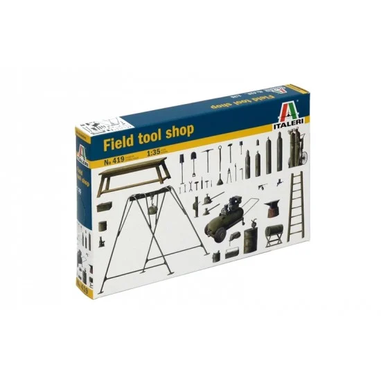Italeri 419 1/35 WWII Field Tool Shop - Scenics & Diorama