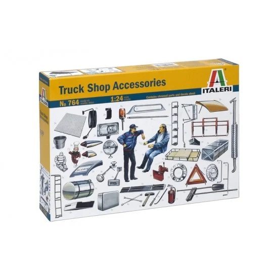 Italeri 764 1/24 Truck Shop Accessories Set - Model Cars