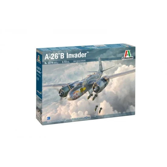 Italeri 1274 1/72 Douglas A-26B Invader Bomber/Reconnaissance Aircraft