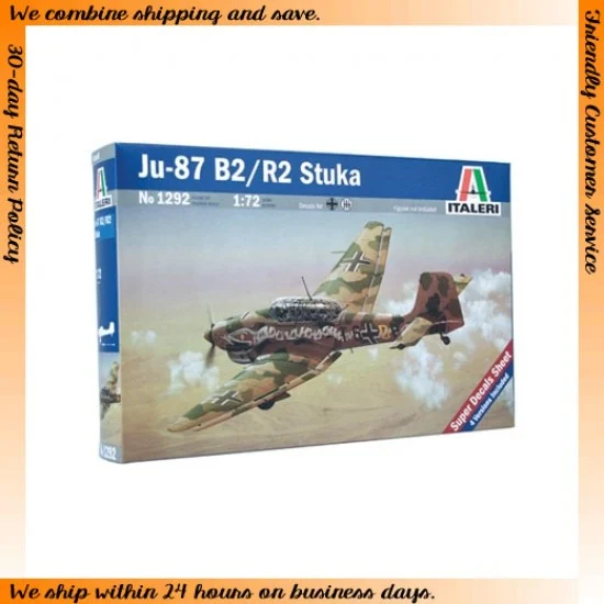 Italeri 1292 1/72 WWII Junkers Ju-87 B2 Stuka