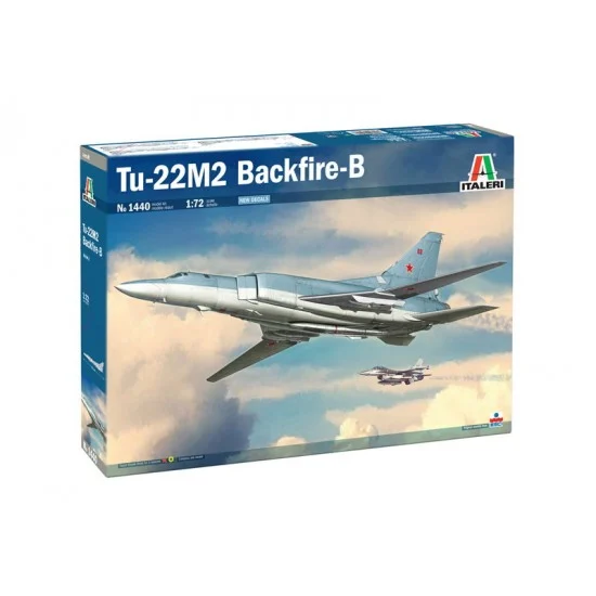 Italeri 1440 1/72 Tupolev Tu-22M2 Backfire B Strategic Bomber