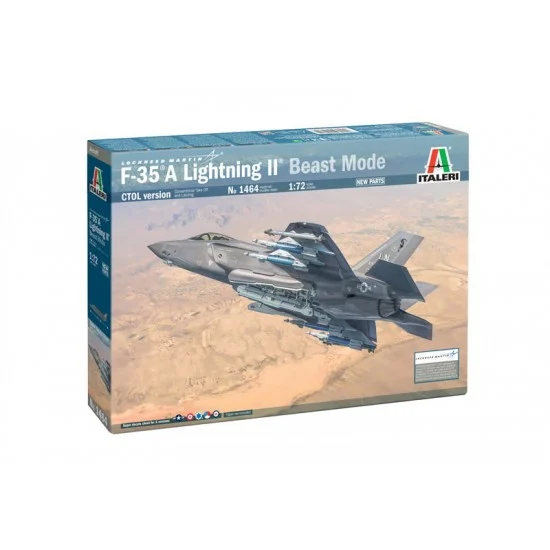 Italeri 1464 1/72 Lockheed Martin F-35A Lightning II (Beast Mode) w/Australian Decals