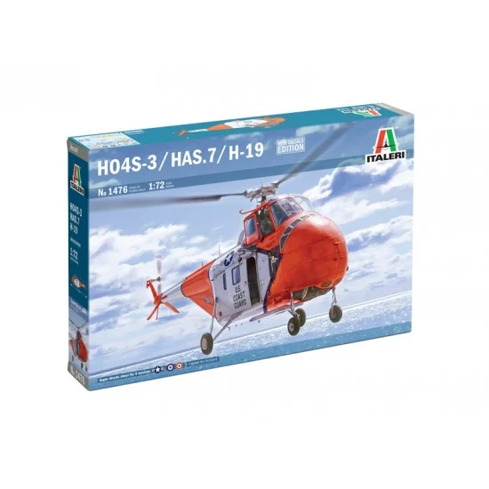 Italeri 1476S 1/72 HAS22 / HO4S-3 / H-19 Transport/Observation Helicopter