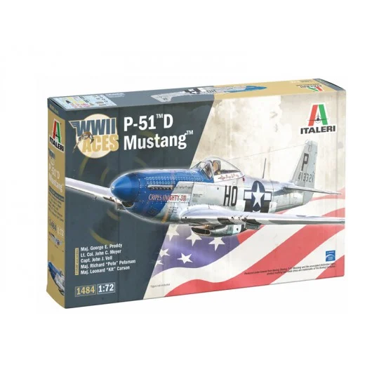 Italeri 1484 1/72 P-51D Mustang Aces