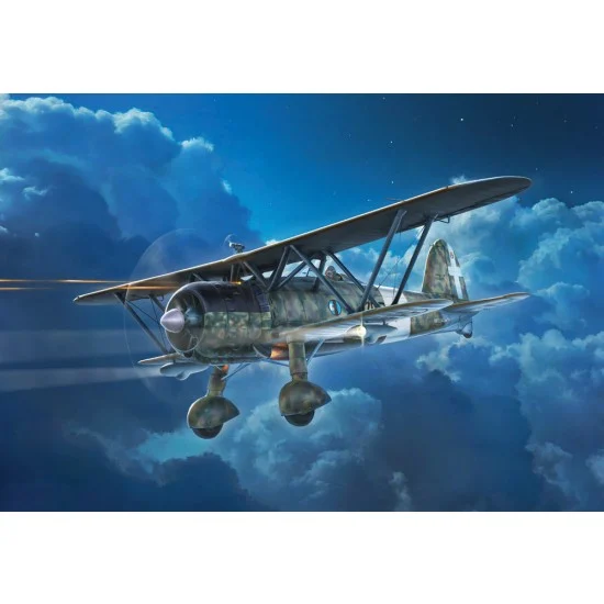 Italeri 1485 1/72 FIAT CR.42 CN Falco Night Fighter - Model Planes