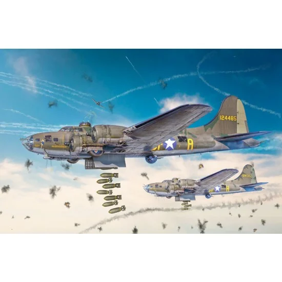 Italeri 1487 1/72 Boeing B-17F Flyng Fortress Bomber