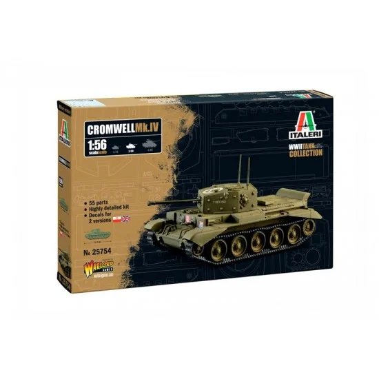 Italeri 25754 1/56 Cromwell Mk.IV Tank - Military Vehicles & Tanks