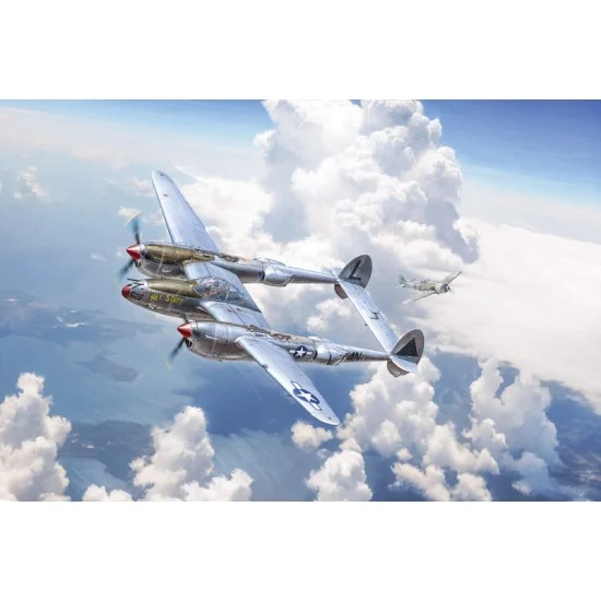 Italeri 2834S 1/48 Lockheed P-38J Lightning, European Theatre Operations