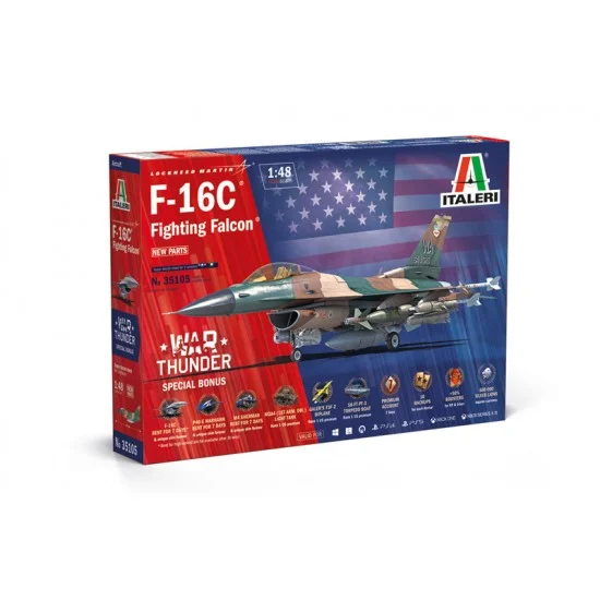 Italeri 35105 1/48 F-16C Fighting Falcon [WAR THUNDER]